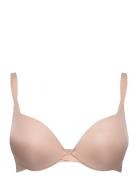 Smooth Pp Push Lingerie Bras & Tops Push Up Bras Beige Hunkemöller