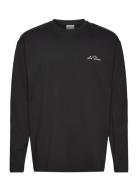 Crew Ls T-Shirt Tops T-Langærmet Skjorte Black Les Deux