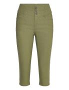 Frzalin 12 Ca Bottoms Trousers Capri Trousers Green Fransa