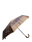 Barbour Tartan Mini Umbrella Paraply Blue Barbour