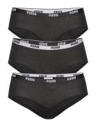 Puma Hipster 3P Pack Sport Panties Hipster & Boyshorts Black PUMA