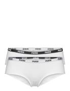 Puma Women Hipster 2P Pack Sport Panties Hipster & Boyshorts White PUM...