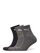 Puma Unisex Short Crew 3P Sport Socks Regular Socks Grey PUMA