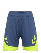 Hmllead Poly Shorts Kids Bottoms Shorts Sport Shorts Blue Hummel