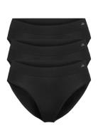 Women's Bamboo Bikini 3-Pack Sport Panties Briefs Black Danish Enduran...