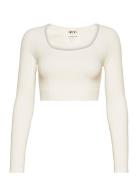 Luxe Seamless Crop Long Sleeve Sport Crop Tops Long-sleeved Crop Tops ...