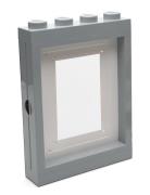Lego Picture Frame Home Kids Decor Decoration Accessories-details Grey...