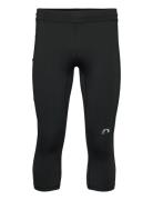 Men Core Knee Tights Sport Running-training Tights Black Newline