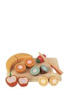 Wooden Cutting Set With Fruits Toys Toy Kitchen & Accessories Toy Food...