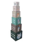 Stacking Tower - Dark Green Toys Baby Toys Educational Toys Stackable ...