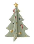 Christmas Tree Embroidered - Green Home Kids Decor Party Supplies Gree...