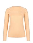 Rib Tech Long Sleeve Sport Base Layer Tops Orange Johaug