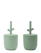Peekaboo Straw Cup 2-Pack Wally Green Baby & Maternity Baby Feeding Si...