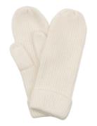 Signe Mittens Accessories Gloves Thumb Gloves White SUI AVA