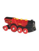 Brio 33592 Stort, Rødt Lokomotiv, B/O Toys Toy Cars & Vehicles Toy Veh...