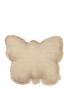 Cushion, Butterfly Home Kids Decor Cushions Beige Cam Cam Copenhagen