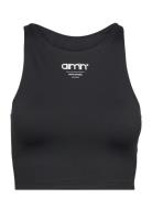 Edge Core Tank Top Sport Crop Tops Sleeveless Crop Tops Black Aim´n