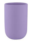 Lotus Tumbler Home Decoration Bathroom Interior Toothbrush Holder Purp...