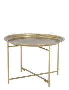 Dalia Bakkebord, Brass, Metal Home Furniture Tables Coffee Tables Gold...