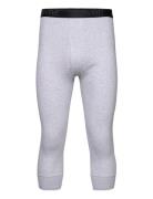 Dovre Long Johns With Fly 3/4 Length Bottoms Base Layer Bottoms Grey D...