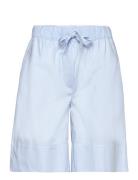 Tilde Shorts Gots Bottoms Shorts Bermudas Blue Basic Apparel