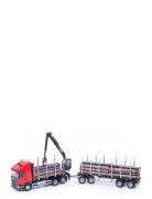 Emek Timmerbil Scania Röd 1:25 Toys Toy Cars & Vehicles Toy Vehicles C...