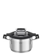 Gryde Med Glaslåg Silence Pro Home Kitchen Pots & Pans Saucepans Silve...