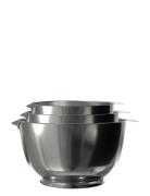 Margrethe-Skål Home Kitchen Baking Accessories Mixing Bowls Silver Ros...