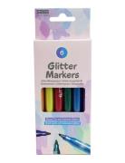 Glitter Fiberpennor 6-P Toys Creativity Drawing & Crafts Drawing Colou...