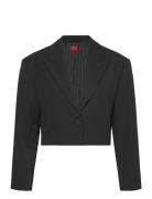 Asenata Blazers Cropped Blazers Black HUGO