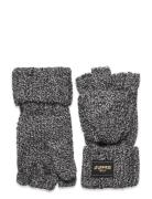 Cable Knit Gloves Accessories Gloves Finger Gloves Grey Superdry