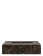 Marble Tissue Cover Home Storage Mini Boxes Brown Mette Ditmer