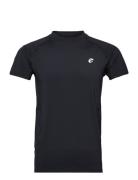 Men S/S Baselayer Sport Base Layer Tops Black ZEBDIA