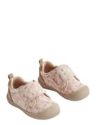 Prewalker Velcro Kei Print Shoes Pre-walkers - Beginner Shoes  Cream W...