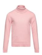 Turtleneck Sweater Tops T-shirts Turtleneck Pink Mango