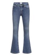 Alabama Low Flare Blue Bottoms Jeans Bootcut Jeans Blue Grunt