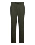 Patrick Linen Pants Bottoms Trousers Linen Trousers Green Les Deux