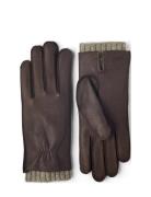 Signe Accessories Gloves Finger Gloves Brown Hestra