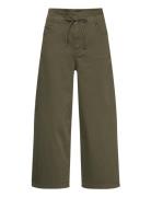 C_Talaga2-D Bottoms Trousers Capri Trousers Green BOSS