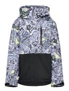 Mission Printed Block Youth Jk Outerwear Snow-ski Clothing Snow-ski Ja...