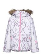 Roxy Pie Girl Jk Outerwear Snow-ski Clothing Snow-ski Jacket White Rox...