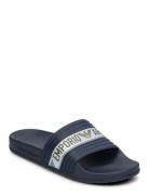 Slipper Pu+Nastro Lo Shoes Summer Shoes Sandals Pool Sliders Navy Empo...