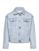 Pocketed Denim Jacket Outerwear Jackets & Coats Denim & Corduroy Blue ...