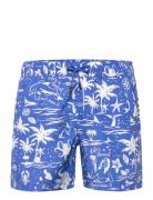 Nb Life Is A Beach Swimtrunks Blue Designers Shorts Blue Nikben