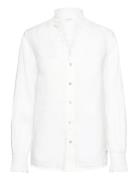 Rici - Shirt Tops Shirts Linen Shirts White Claire Woman