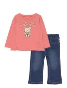 Levi's® Notch Tee And Jeans Set Sets Sets With Long-sleeved T-shirt Or...