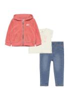 Levi's® Tee Hoodie And Jeans Set Sets Sets With Long-sleeved T-shirt O...