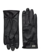 Gueen-Me Accessories Gloves Finger Gloves Black BOSS