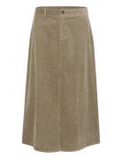 Cuklay Skirt Skirts Knee-length & Midi Skirts Khaki Green Culture