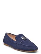 Kidsuede-Averi Iii-Fl-Lfr Shoes Flat Loafers Navy Lauren Ralph Lauren